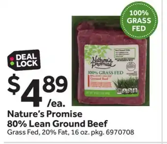 Stop&Shop Nature's Promise 80% Lean Ground Beef offer