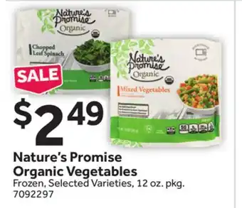 Stop&Shop Nature's Promise Organic Vegetables offer