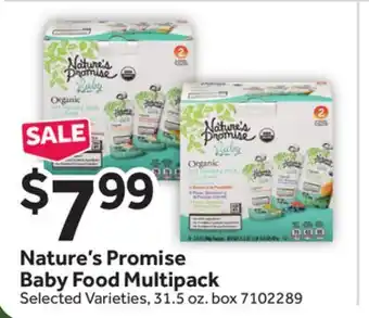 Stop&Shop Nature's Promise Baby Food Multipack offer