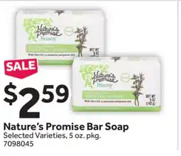 Stop&Shop Nature's Promise Bar Soap offer