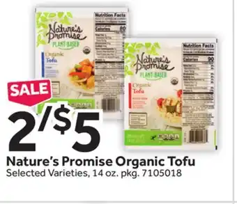 Stop&Shop Nature's Promise Organic Tofu offer