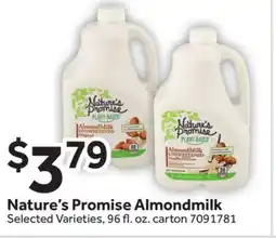 Stop&Shop Nature's Promise Almondmilk offer