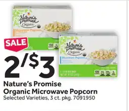 Stop&Shop Nature's Promise Organic Microwave Popcorn offer