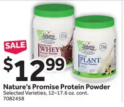 Stop&Shop Nature's Promise Protein Powder offer