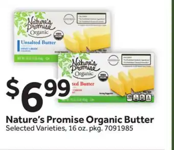 Stop&Shop Nature's Promise Organic Butter offer