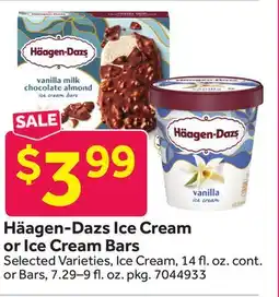 Stop&Shop Häagen-Dazs Ice Cream or Ice Cream Bars offer