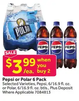 Stop&Shop Pepsi or Polar 6 Pack offer