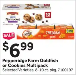 Stop&Shop Pepperidge Farm Goldfish or Cookies Multipack offer