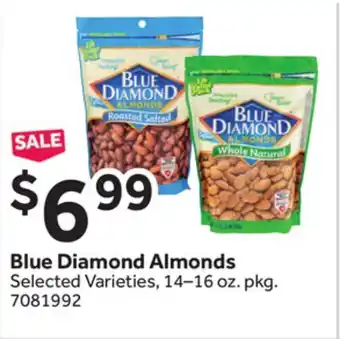 Stop&Shop Blue Diamond Almonds, 7081992 offer