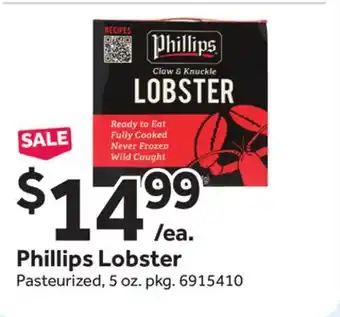 Stop&Shop Phillips Lobster offer