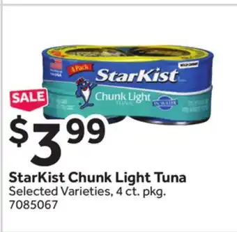 Stop&Shop StarKist Chunk Light Tuna offer