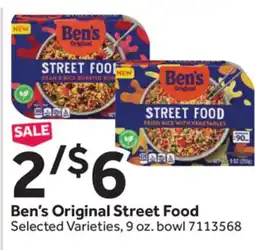 Stop&Shop Ben's Original Street Food offer