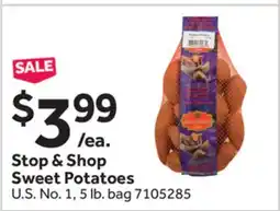 Stop&Shop Stop & Shop Sweet Potatoes offer