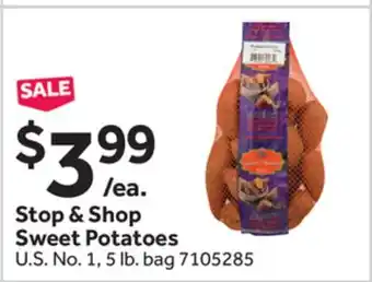 Stop&Shop Stop & Shop Sweet Potatoes offer