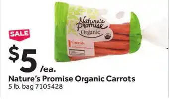 Stop&Shop Nature's Promise Organic Carrots offer