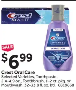 Stop&Shop Crest Oral Care offer