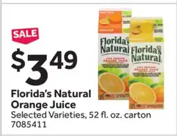 Stop&Shop Florida's Natural Orange Juice offer