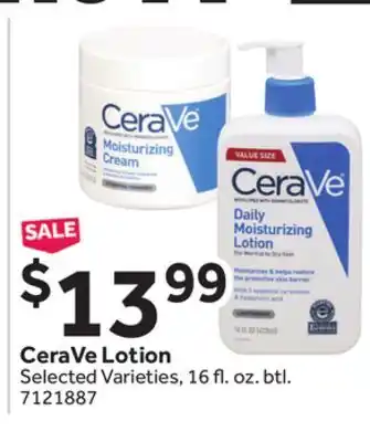 Stop&Shop CeraVe Lotion offer