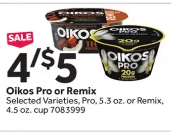 Stop&Shop Oikos Pro or Remix offer