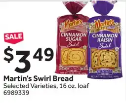 Stop&Shop Martin's Swirl Bread offer