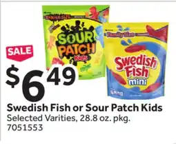 Stop&Shop Swedish Fish or Sour Patch Kids offer