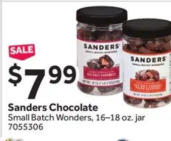 Stop&Shop Sanders Chocolate Small Batch Wonders offer