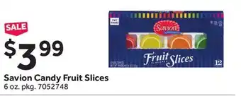 Stop&Shop Savion Candy Fruit Slices offer