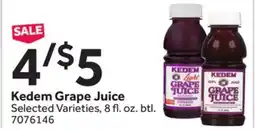 Stop&Shop Kedem Grape Juice offer