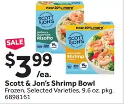 Stop&Shop Scott & Jon's Shrimp Bowl offer