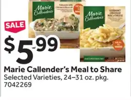 Stop&Shop Marie Callender's Meal to Share offer