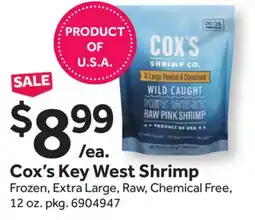 Stop&Shop Cox's Key West Shrimp offer