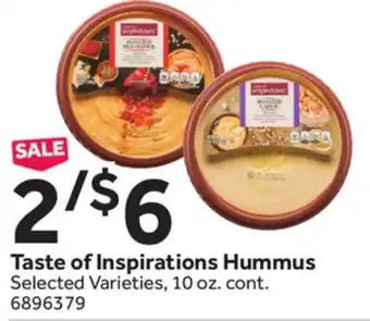 Stop&Shop Taste of Inspirations Hummus offer