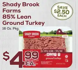 DeCicco & Sons Shady Brook Farms 85% Lean Ground Turkey offer