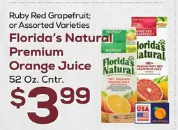 DeCicco & Sons Florida's Natural Premium Orange Juice offer