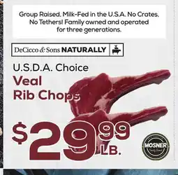 DeCicco & Sons Veal Rib Chops offer