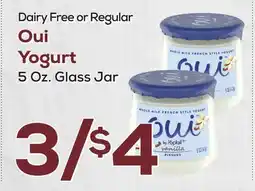 DeCicco & Sons Oui Yogurt offer