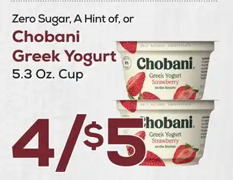 DeCicco & Sons Chobani Greek Yogurt offer