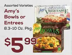 DeCicco & Sons Amy's Bowls or Entrees offer