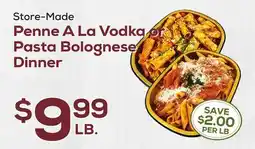 DeCicco & Sons Penne A La Vodka or Pasta Bolognese Dinner offer