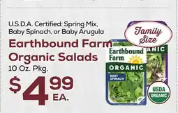 DeCicco & Sons Earthbound Farm Organic Salads offer