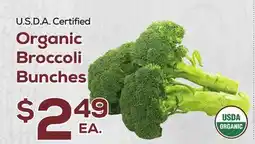 DeCicco & Sons Organic Broccoli Bunches offer