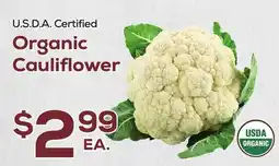 DeCicco & Sons Organic Cauliflower offer