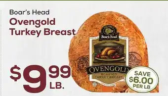 DeCicco & Sons Boar's Head Ovengold Turkey Breast offer