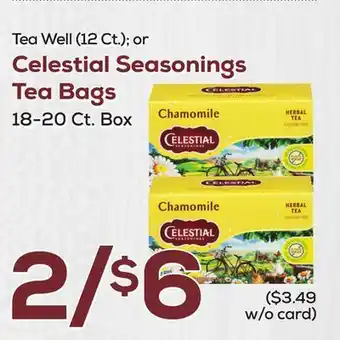 DeCicco & Sons Celestial Seasonings Tea Bags 18-20 Ct. Box offer