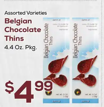 DeCicco & Sons Belgian Chocolate Thins offer