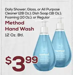 DeCicco & Sons Method Hand Wash 12 Oz. Btl offer