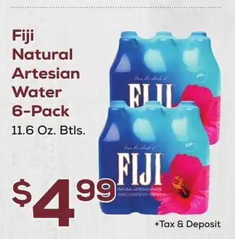 DeCicco & Sons Fiji Natural Artesian Water 6-Pack offer