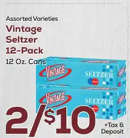 DeCicco & Sons Vintage Seltzer 12-Pack offer