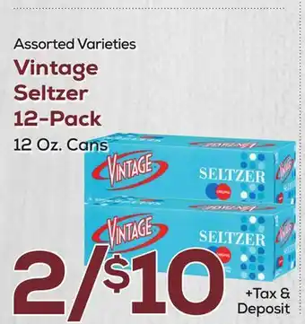 DeCicco & Sons Vintage Seltzer 12-Pack offer