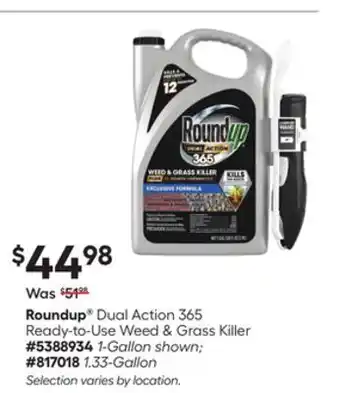 Lowe's Dual Action 365 Ready-to-Use Weed & Grass Killer offer